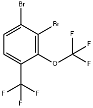 Benzene, 1,?2-?dibromo-?3-?(trifluoromethoxy)?-?4-?(trifluoromethyl)?-,2088942-13-4,结构式