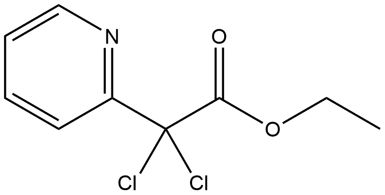 2-?Pyridineacetic acid, α,?α-?dichloro-?, ethyl ester 结构式
