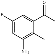 1-(3-氨基-5-氟-2-甲基苯基)乙酮,2089292-11-3,结构式