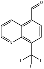 8-(三氟甲基)喹啉-5-醛, 2089310-78-9, 结构式