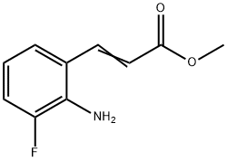 2-Propenoic acid, 3-(2-amino-3-fluorophenyl)-, methyl ester Structure