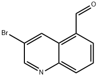 3-溴喹啉-5-甲醛, 2089648-96-2, 结构式