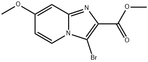 methyl 3-bromo-7-methoxyimidazo[1,2-a]pyridine-2-carboxylate Structure