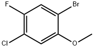 2-Bromo-5-chloro-4-fluoroanisole 结构式