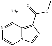 methyl 8-aminoimidazo[1,5-a]pyrazine-1-carboxylate Struktur