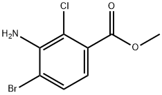 Methyl 3-amino-4-bromo-2-chlorobenzoate 结构式