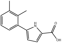 5-(2,3-二甲基苯基)-1H-吡咯-2-羧酸, 2090739-57-2, 结构式