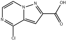 4-氯吡唑并[1,5-A]吡嗪-2-羧酸, 2090917-51-2, 结构式