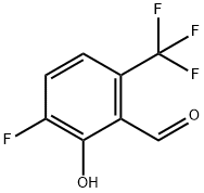 3-Fluoro-2-hydroxy-6-(trifluoromethyl)benzaldehyde 结构式