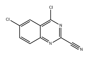4,6-dichloroquinazoline-2-carbonitrile 结构式