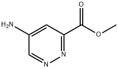 5-氨基哒嗪-3-羧酸甲酯 结构式