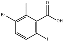 3-Bromo-6-iodo-2-methylbenzoic acid,2091221-94-0,结构式
