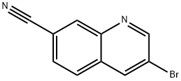 7-Quinolinecarbonitrile, 3-bromo- Struktur