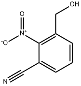 Benzonitrile, 3-(hydroxymethyl)-2-nitro- Structure
