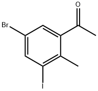 2091503-45-4 Ethanone, 1-(5-bromo-3-iodo-2-methylphenyl)-