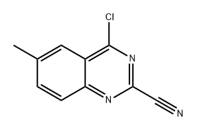 4-chloro-6-methylquinazoline-2-carbonitrile,2091584-18-6,结构式