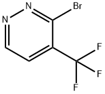Pyridazine, 3-bromo-4-(trifluoromethyl)-,2091609-24-2,结构式