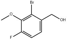 (2-溴-4-氟-3-甲氧基苯基)甲醇, 2091677-32-4, 结构式