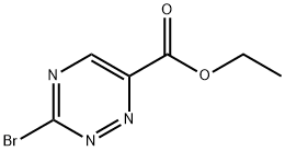 1,2,4-Triazine-6-carboxylic acid, 3-bromo-, ethyl ester Structure