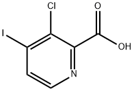 2-Pyridinecarboxylic acid, 3-chloro-4-iodo- Struktur