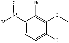 Benzene, 2-bromo-4-chloro-3-methoxy-1-nitro- Structure