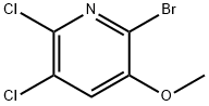2-Bromo-5,6-dichloro-3-methoxypyridine Struktur
