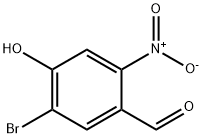 5-溴-4-羟基-2-硝基苯甲醛 结构式