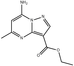 ethyl 7-amino-5-methylpyrazolo[1,5-a]pyrimidine-3-carb oxylate Structure