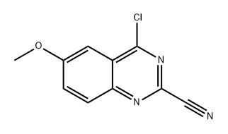 4-chloro-6-methoxyquinazoline-2-carbonitrile,2092295-15-1,结构式