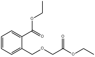 Benzoic acid, 2-[(2-ethoxy-2-oxoethoxy)methyl]-, ethyl ester Structure