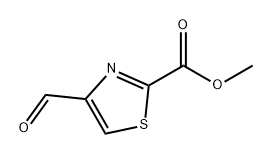 2-Thiazolecarboxylic acid, 4-formyl-, methyl ester Structure