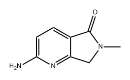 2-氨基-6-甲基-6,7-二氢-5H-吡咯并[3,4-B]吡啶-5-酮, 2092551-40-9, 结构式