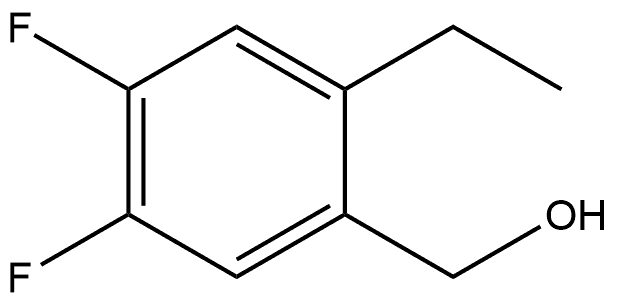 2-Ethyl-4,5-difluorobenzenemethanol Structure