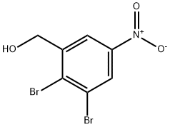 (2,3-二溴-5-硝基苯基)甲醇 结构式