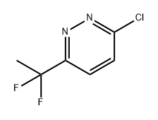 Pyridazine, 3-chloro-6-(1,1-difluoroethyl)- Structure