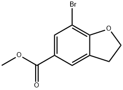 7-溴-2,3-二氢苯并呋喃-5-羧酸甲酯, 2092670-06-7, 结构式