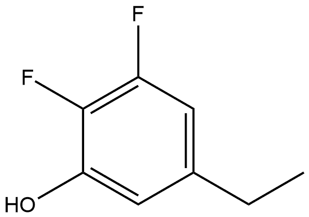 5-Ethyl-2,3-difluorophenol,2092866-51-6,结构式