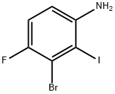 2-碘-3-溴-4-氟苯胺, 2092868-73-8, 结构式