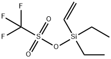 乙烯基二乙基硅烷基 三氟甲磺酸盐, 2092926-77-5, 结构式