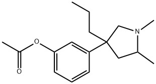 Phenol, 3-(1,5-dimethyl-3-propyl-3-pyrrolidinyl)-, 1-acetate|