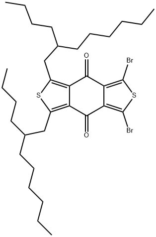 2093197-88-5 IN1659, 1,3-双(5-溴噻吩-2-基)-5,7-双(2-丁基辛基)苯并[1,2-C:4,5-C']二噻吩-4,8-二酮