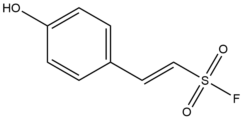 (1E)-2-(4-Hydroxyphenyl)ethenesulfonyl fluoride Structure