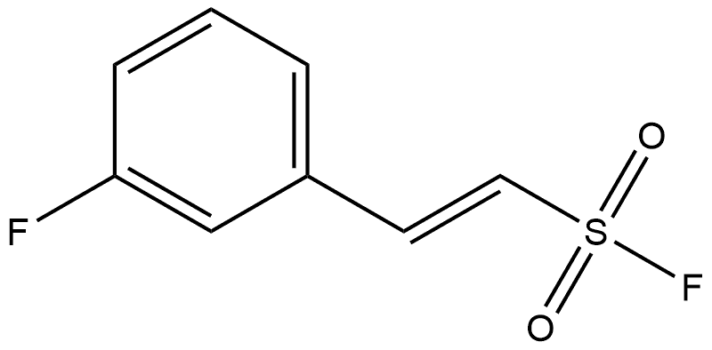 (1E)-2-(3-Fluorophenyl)ethenesulfonyl fluoride Structure