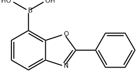 (2-PHENYLBENZO[D]OXAZOL-7-YL)BORONIC ACID, 2094605-85-1, 结构式