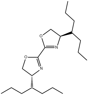 (4R,4'R)-4,4'-DI(HEPTAN-4-YL)-4,4',5,5'-TETRAHYDRO-2,2'-BIOXAZOLE 结构式