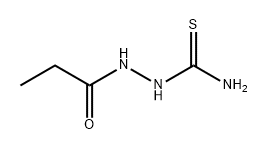 Propanoic acid, 2-(aminothioxomethyl)hydrazide Structure