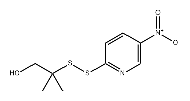 2-甲基-2-((5-硝基吡啶-2-基)二磺酰基)丙-1-醇 结构式