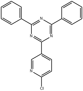 2-(6-氯吡啶-3-基)-4,6-二苯基-1,3,5-三嗪, 2095640-43-8, 结构式