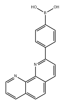 Boronic acid, B-[4-(1,10-phenanthrolin-2-yl)phenyl]-,2095803-28-2,结构式