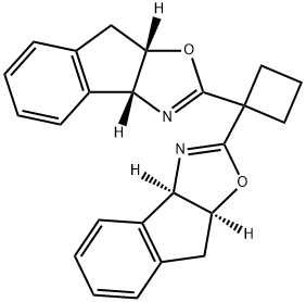 (3AR,3'AR,8AS,8'AS)-2,2'-环丁亚基双[3A,8A-二氢-8H-茚并[1,2-D]噁唑] 结构式